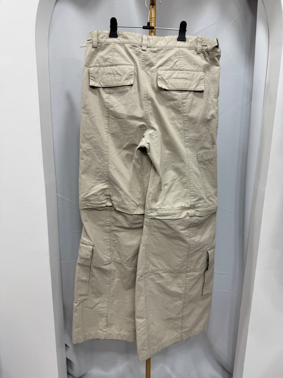 백화점판 발렌시아가 플레어 립스탑 카고 팬츠 L  상품이미지2