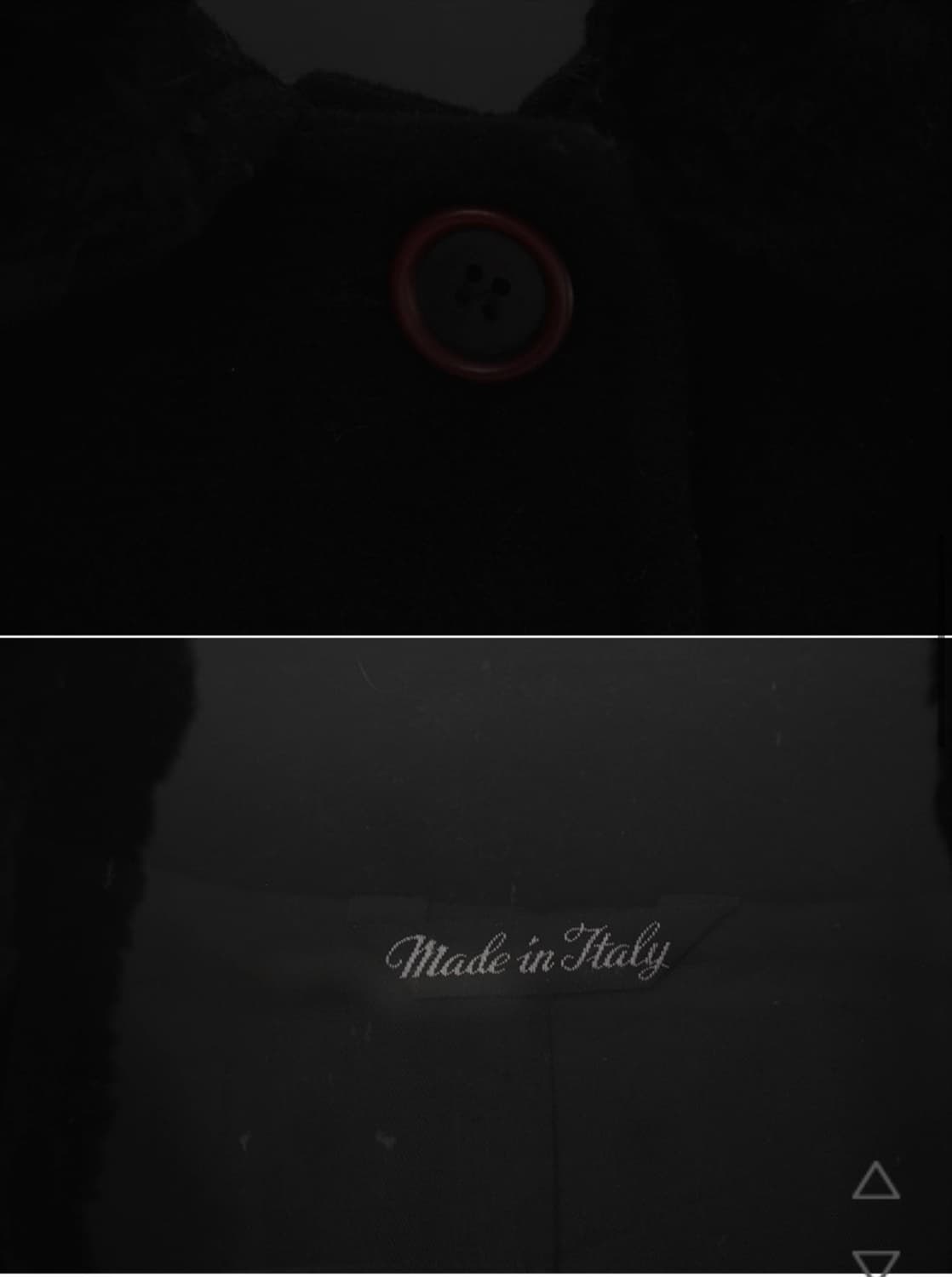 MADE IN ITALY WOOL 100% 코트 울코트 퍼코트 상품이미지4