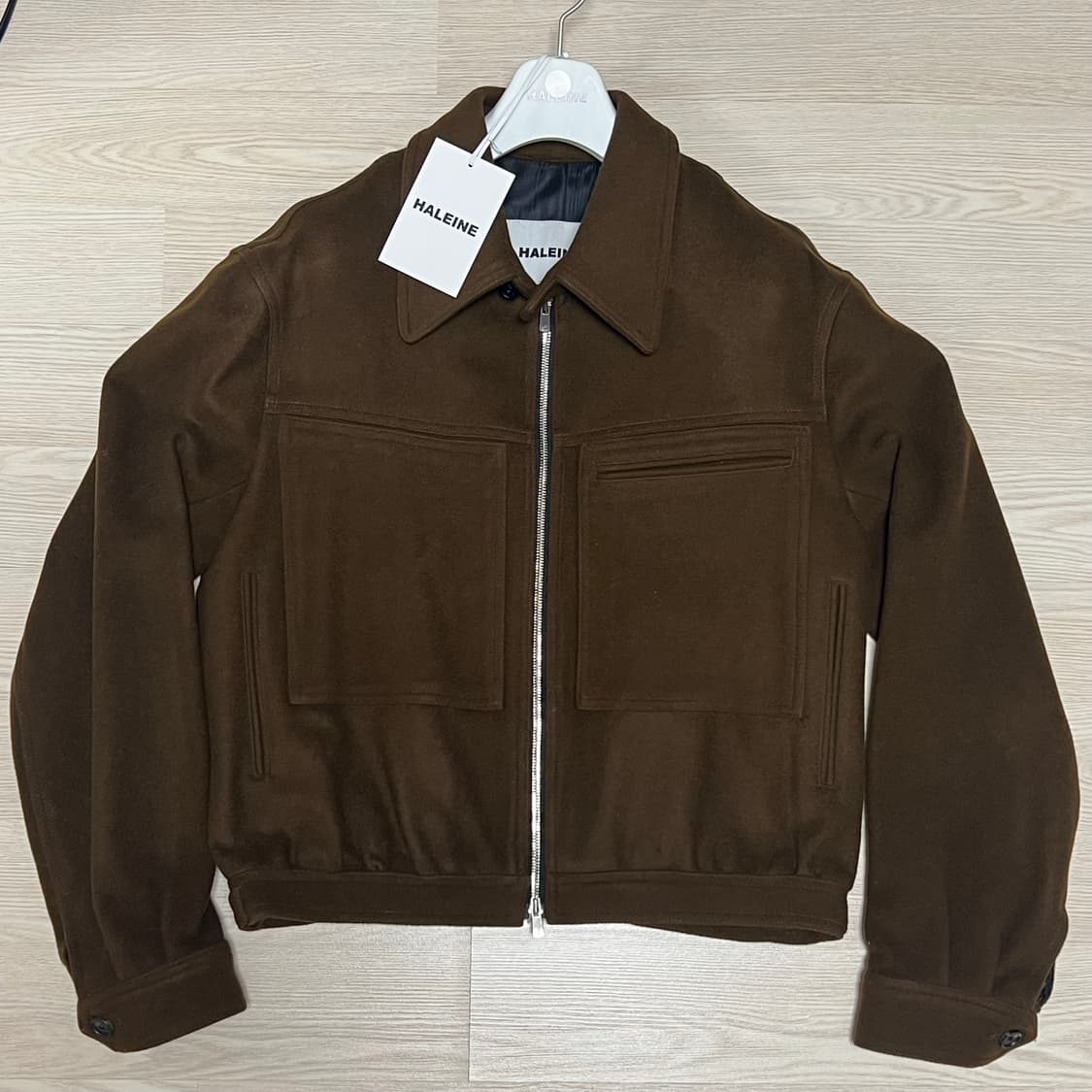 알렌느 3d 울자켓 브라운 1사이즈 상품이미지1