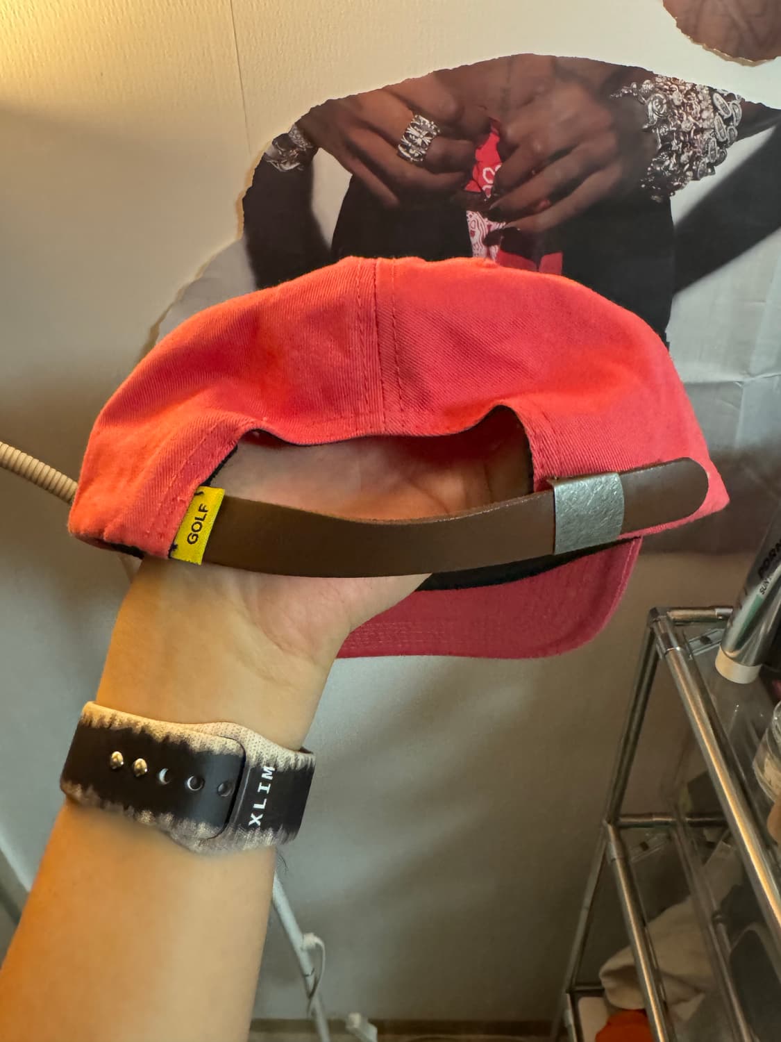 골프왕 타일러더크리에이터 볼캡 오렌지 핑크 상품이미지3