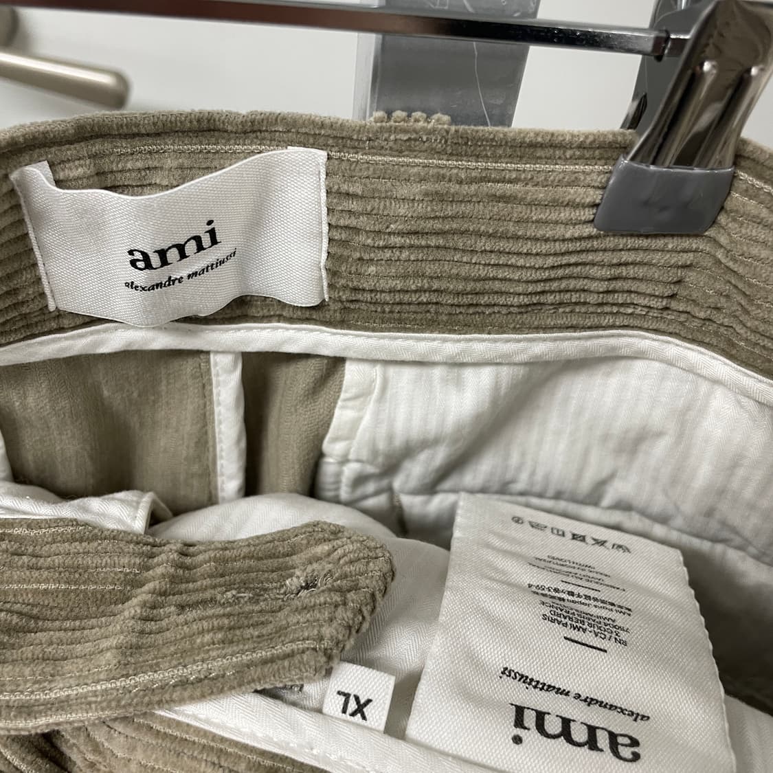 AMI 아미 코듀로이 팬츠 XL 상품이미지6