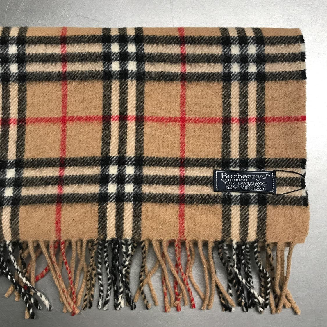 버버리 정품 램스울 머플러 베이지 상품이미지3