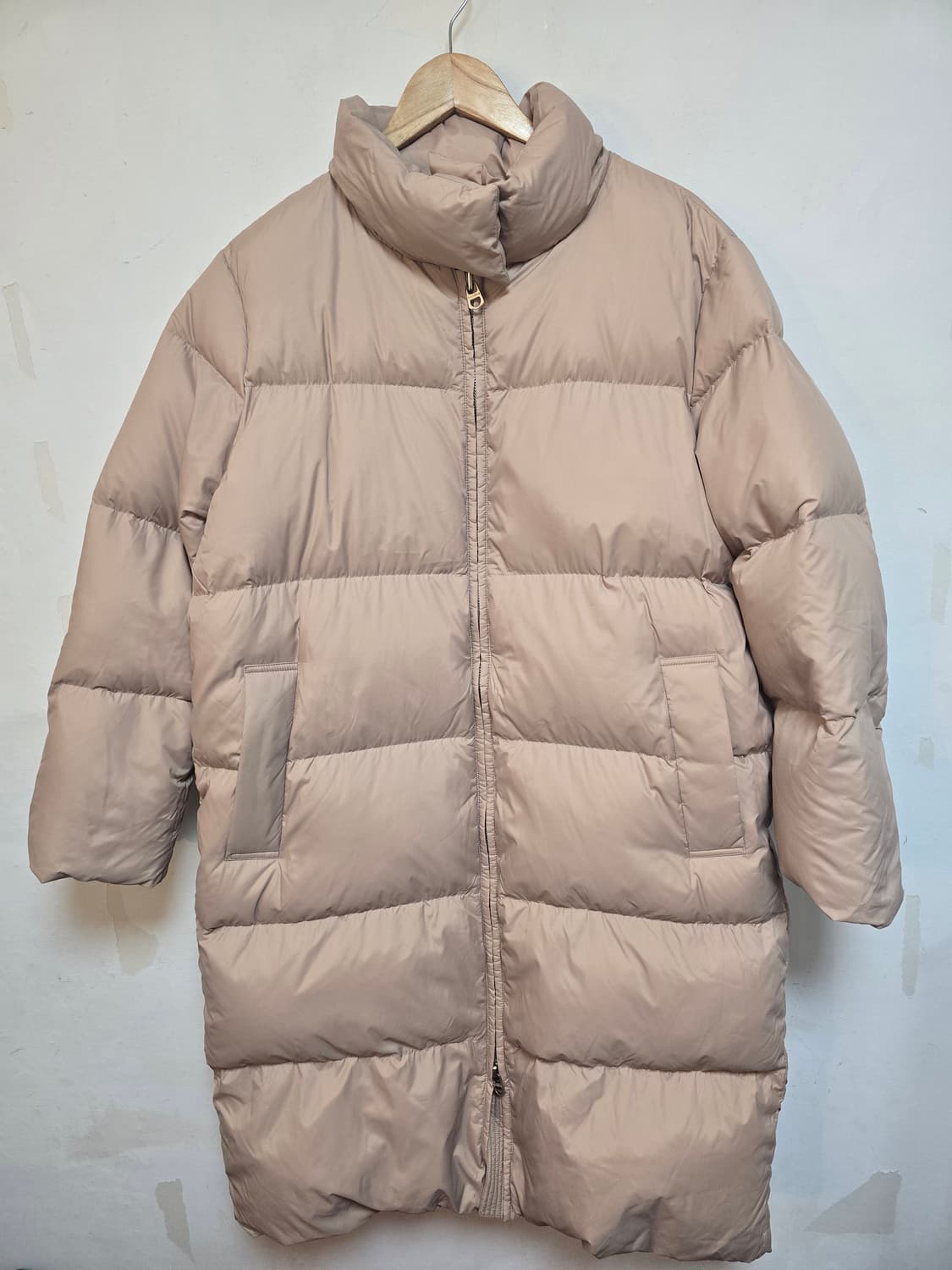 Sandro 여성 오버핏 구스다운 롱 패딩 (54호) 새상품급 상품이미지4