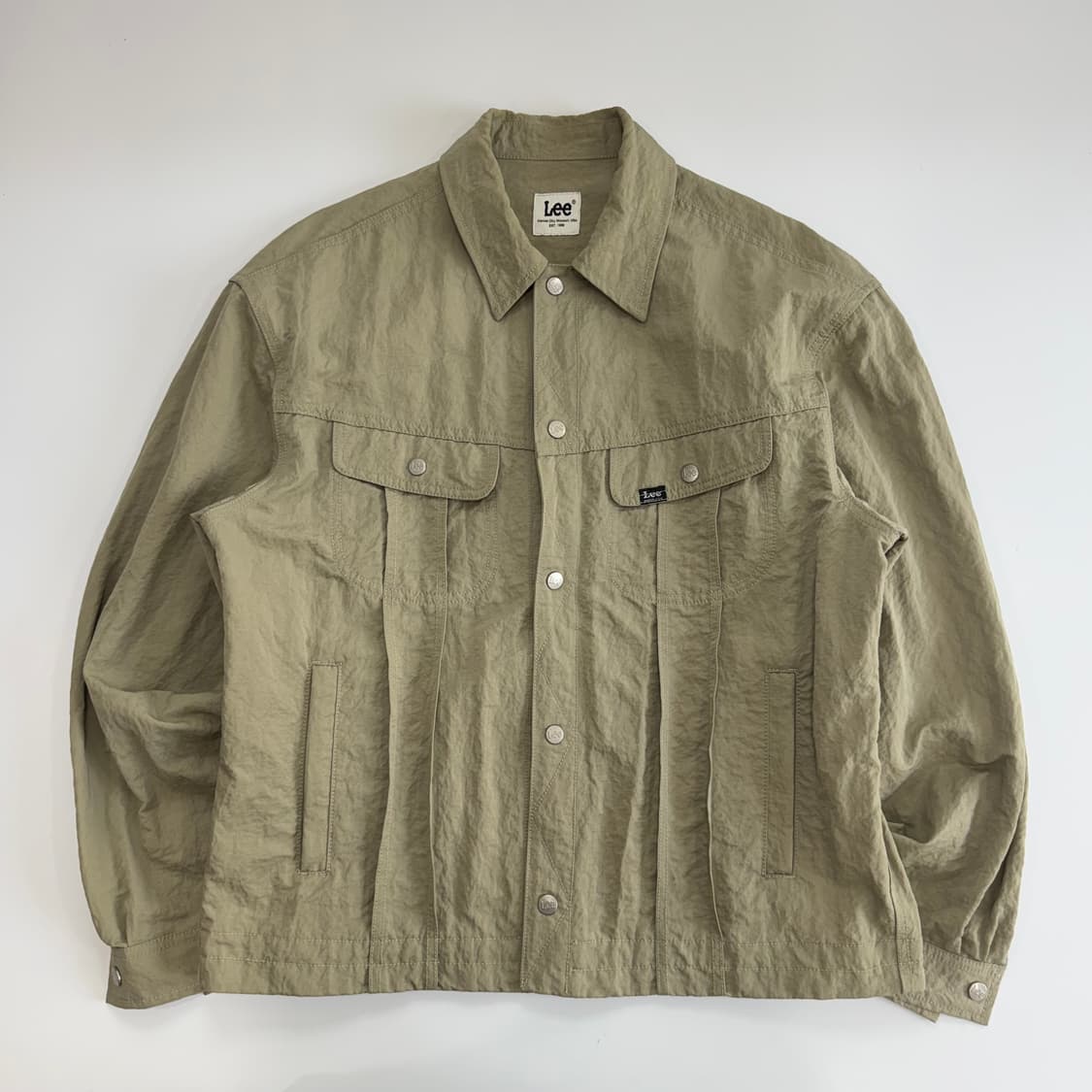 Lee 리 카키베이지 아노락 셔츠 자켓  상품이미지3