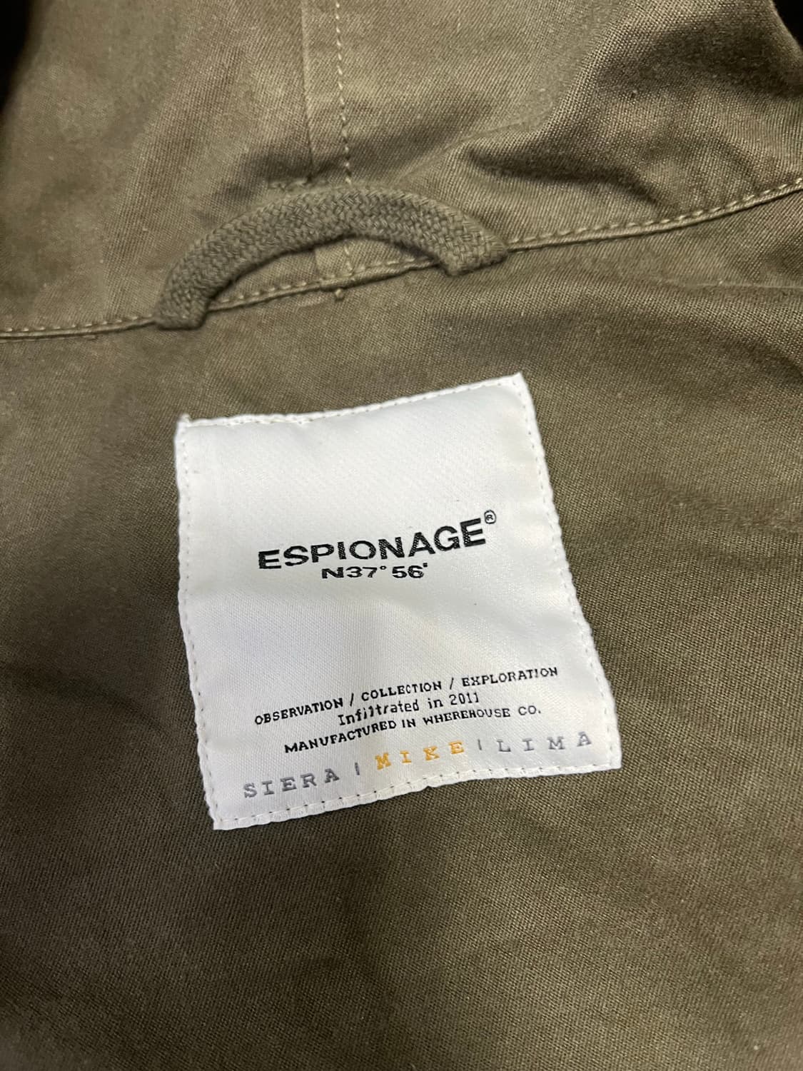 에스피오나지 컴뱃 야상자켓 M-L 상품이미지4