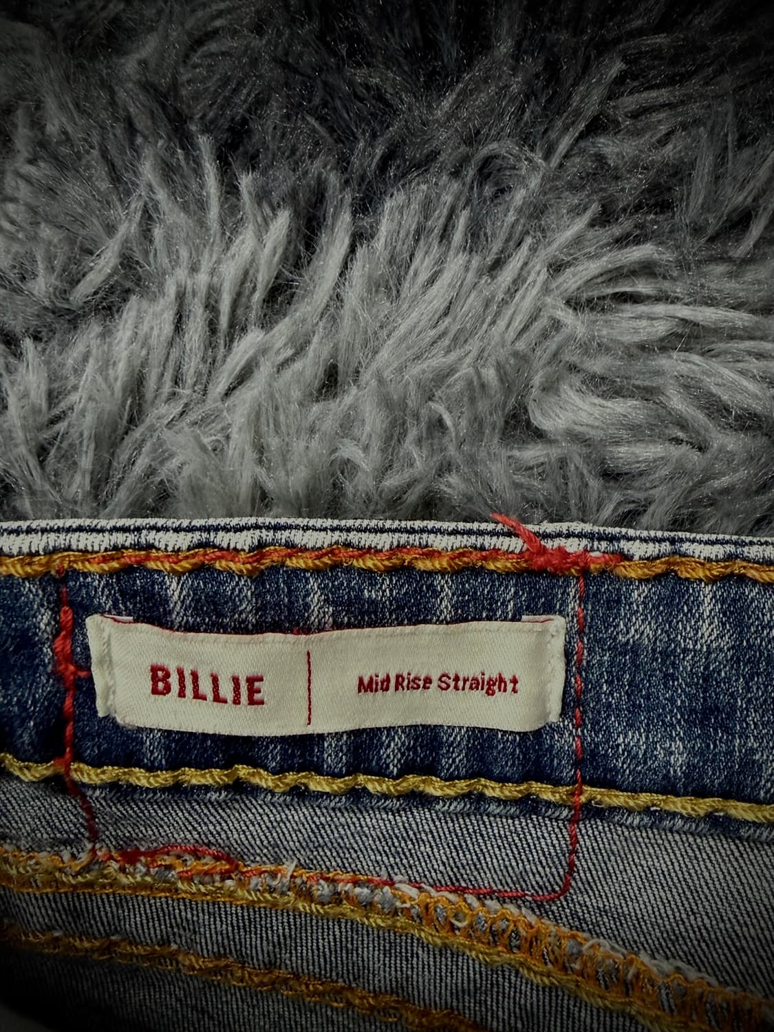 True Religion 오렌지 스티치 데님 숏팬츠 상품이미지9