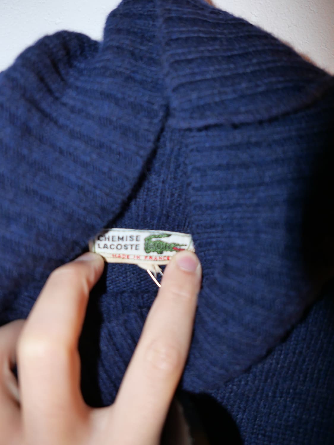 80's france made turtleneck knit 상품이미지4