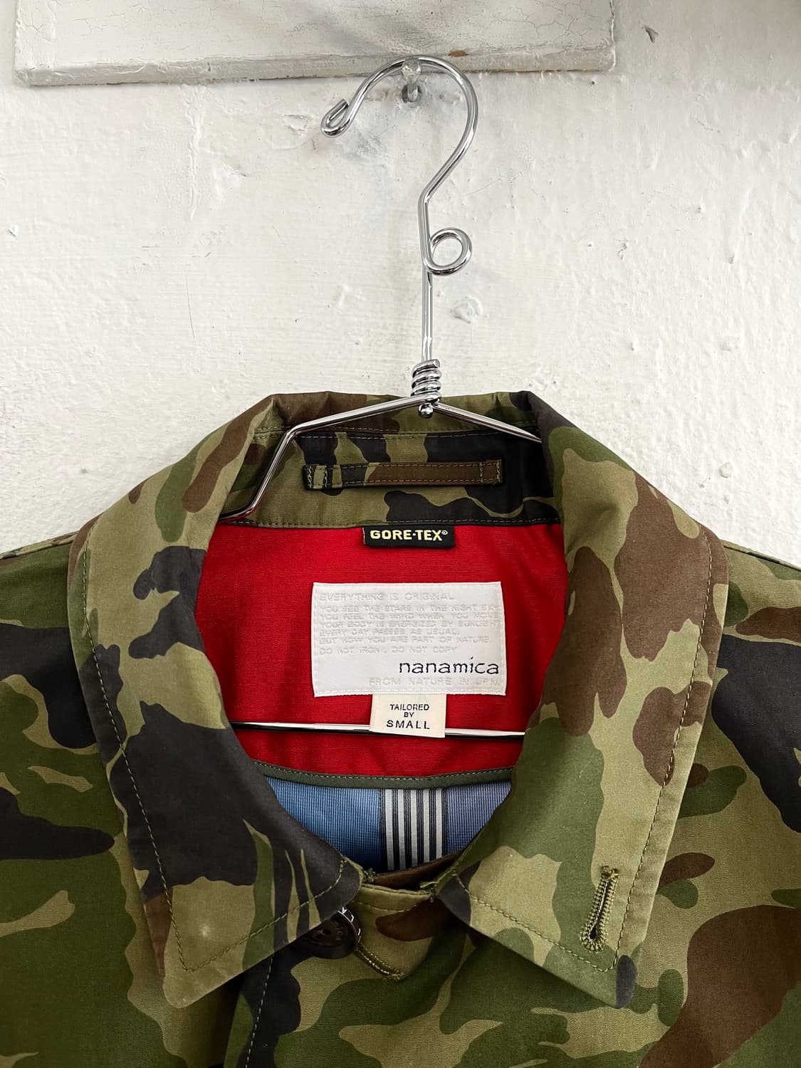 나나미카 2015FW 고어텍스 카모 밀리터리 코트 상품이미지3