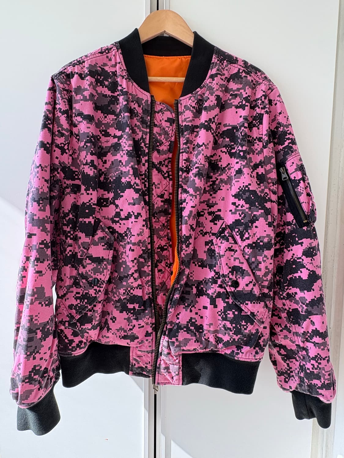 슈프림 17FW 디지 카모 리버서블 MA-1 자켓 상품이미지1