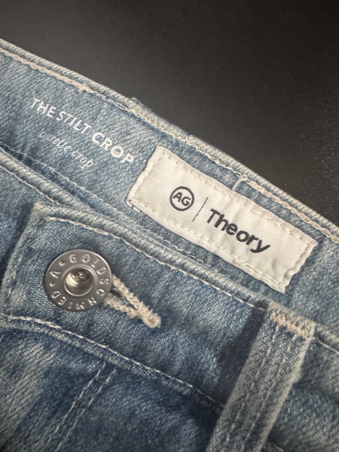 여성 정품 띠어리 Theory 스판 데님팬츠 28.3인치 상품이미지3