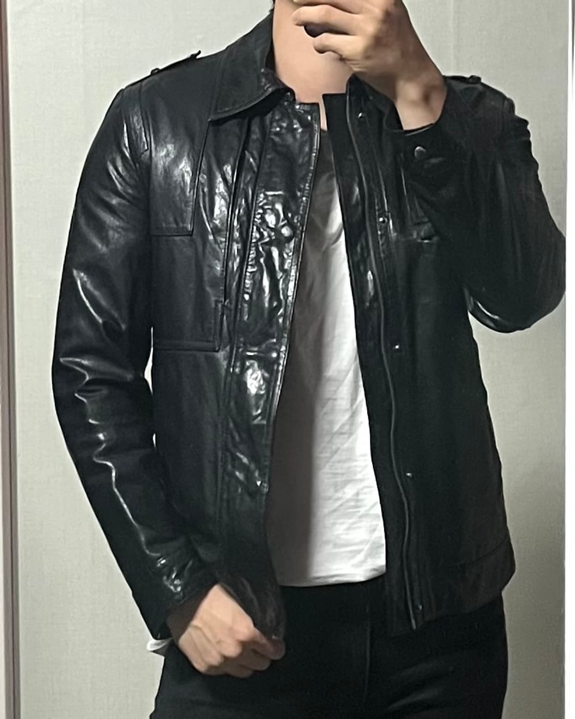 지오송지오 양가죽 자켓 상품이미지1