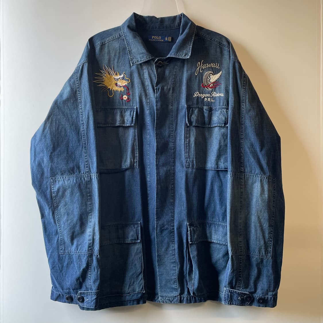 폴로 랄프로렌 드래곤 라이더스 자수 워크자켓 상품이미지2