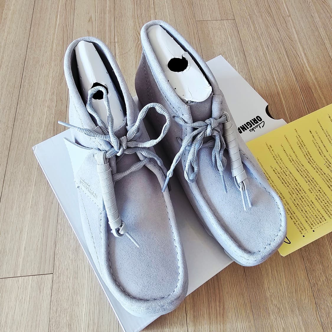 280 새제품) 클락스 x 파프 PAF 왈라비BT 그레이 블루 상품이미지4