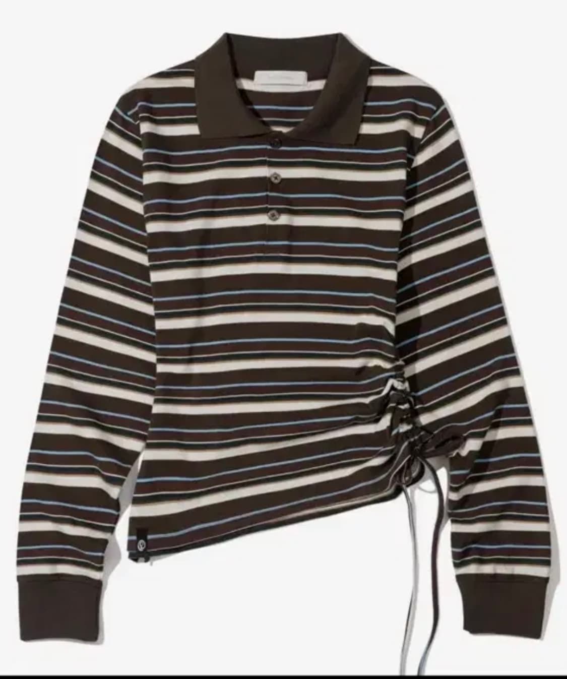 세컨모놀로그 스트라이프 롱슬리브 상품이미지1