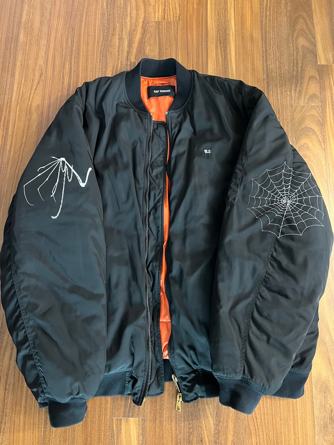 라프시몬스 고딕 오버사이즈 봄버 자켓 46 사이즈 상품이미지4