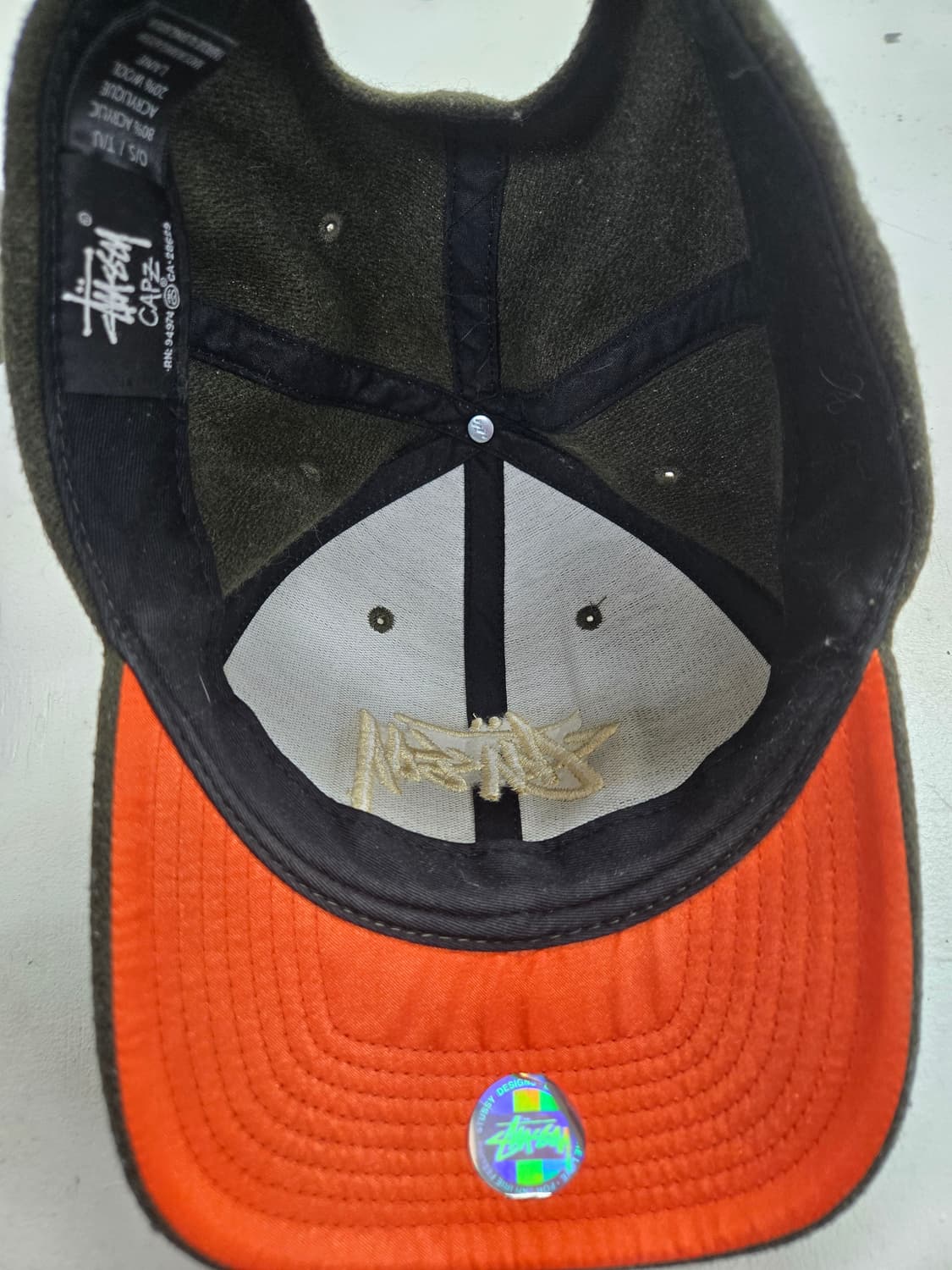 스투시 올리브 볼캡 모자 상품이미지5