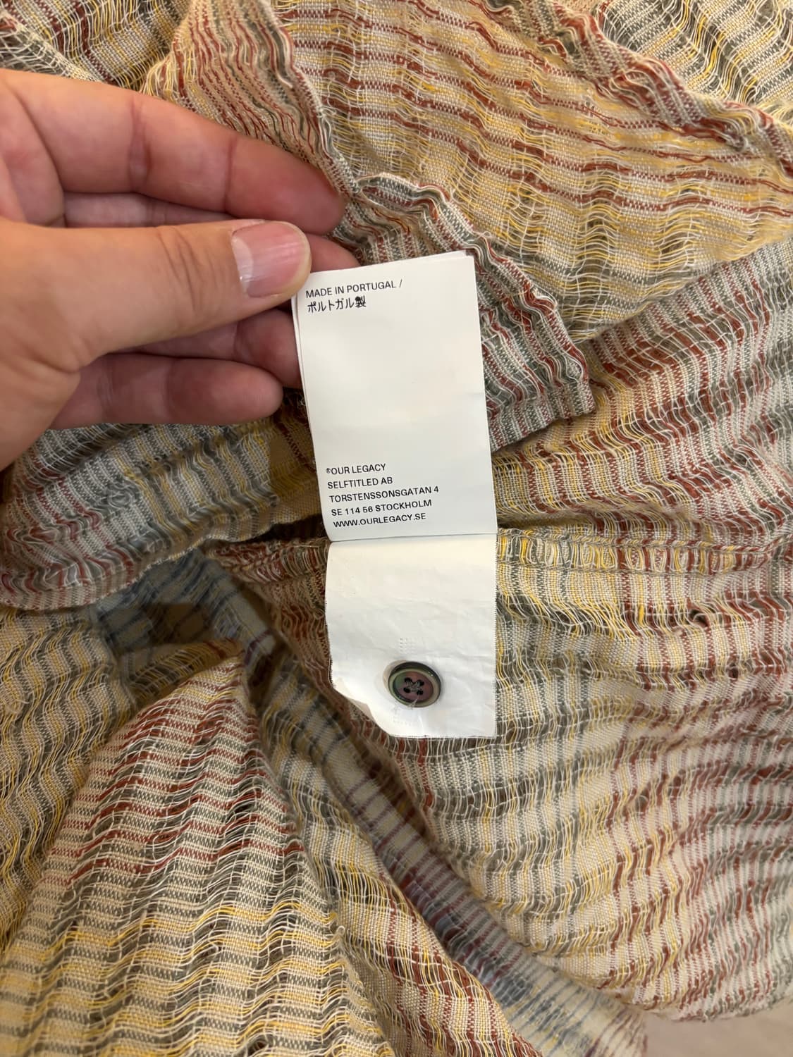 아워레가시 버로우드 셔츠 레인보우 48 팝니다 상품이미지9