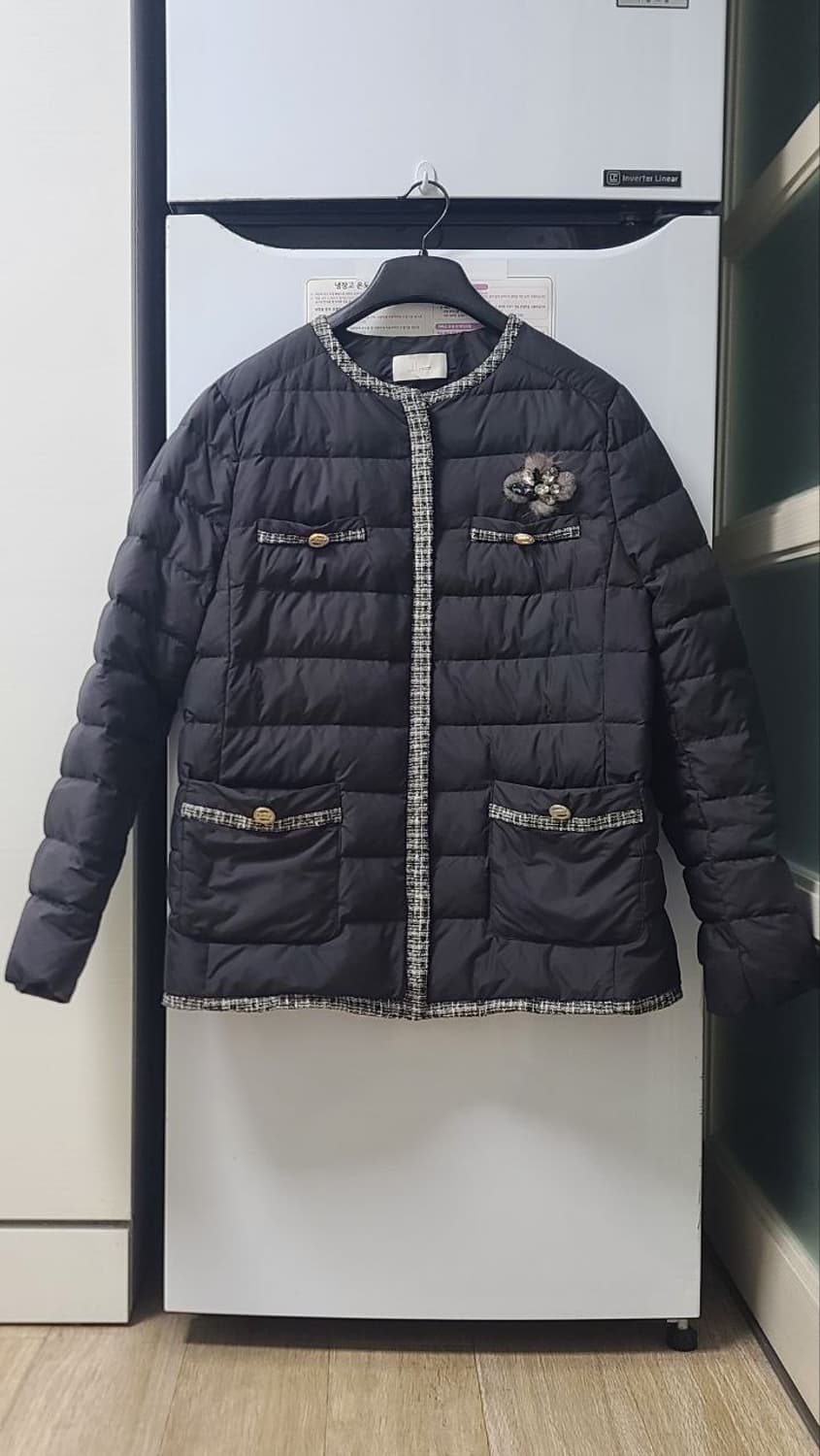 지고트 트위드 패딩 자켓 8사이즈 상품이미지1