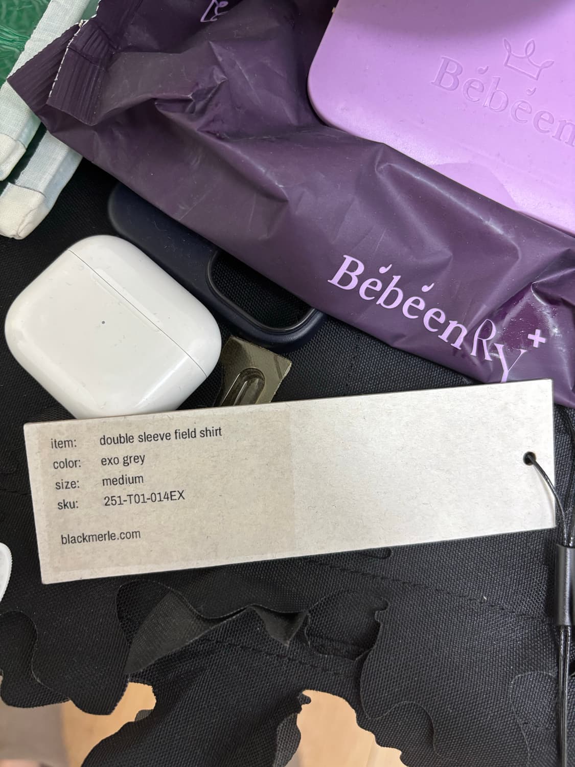 블랙멀 더블 슬리브 셔츠 M 상품이미지3