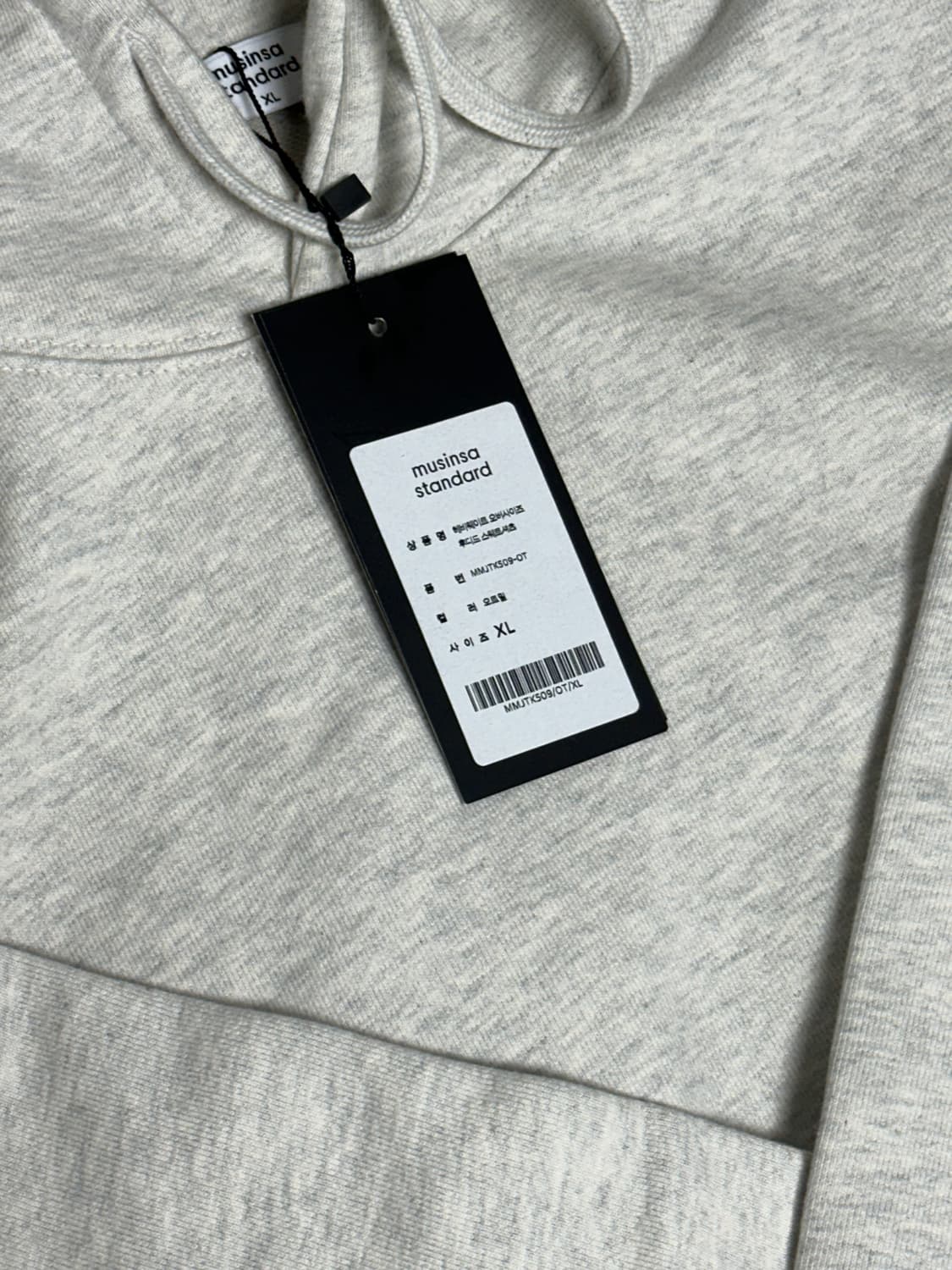 무신사스탠다드 오버핏 후드티 XL 새상품 상품이미지3