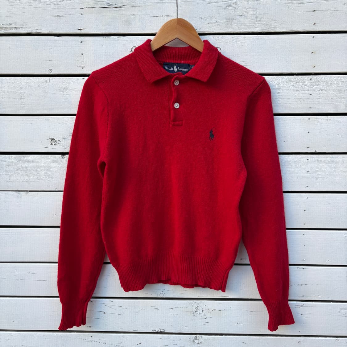 Polo 폴로 울 카라 니트 상품이미지1