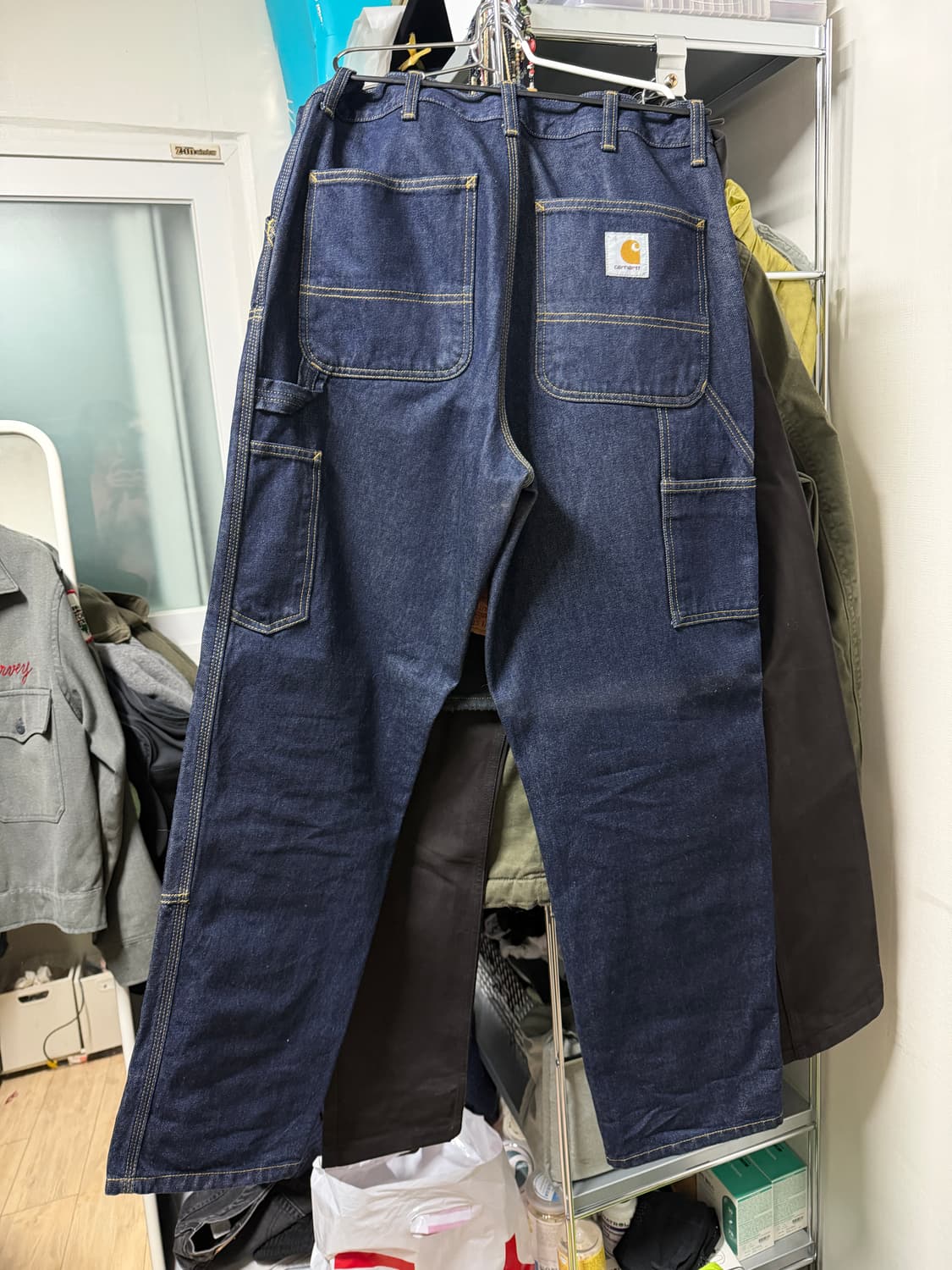 칼하트 현행 더블니 카펜터 팬츠 32 일판 상품이미지2