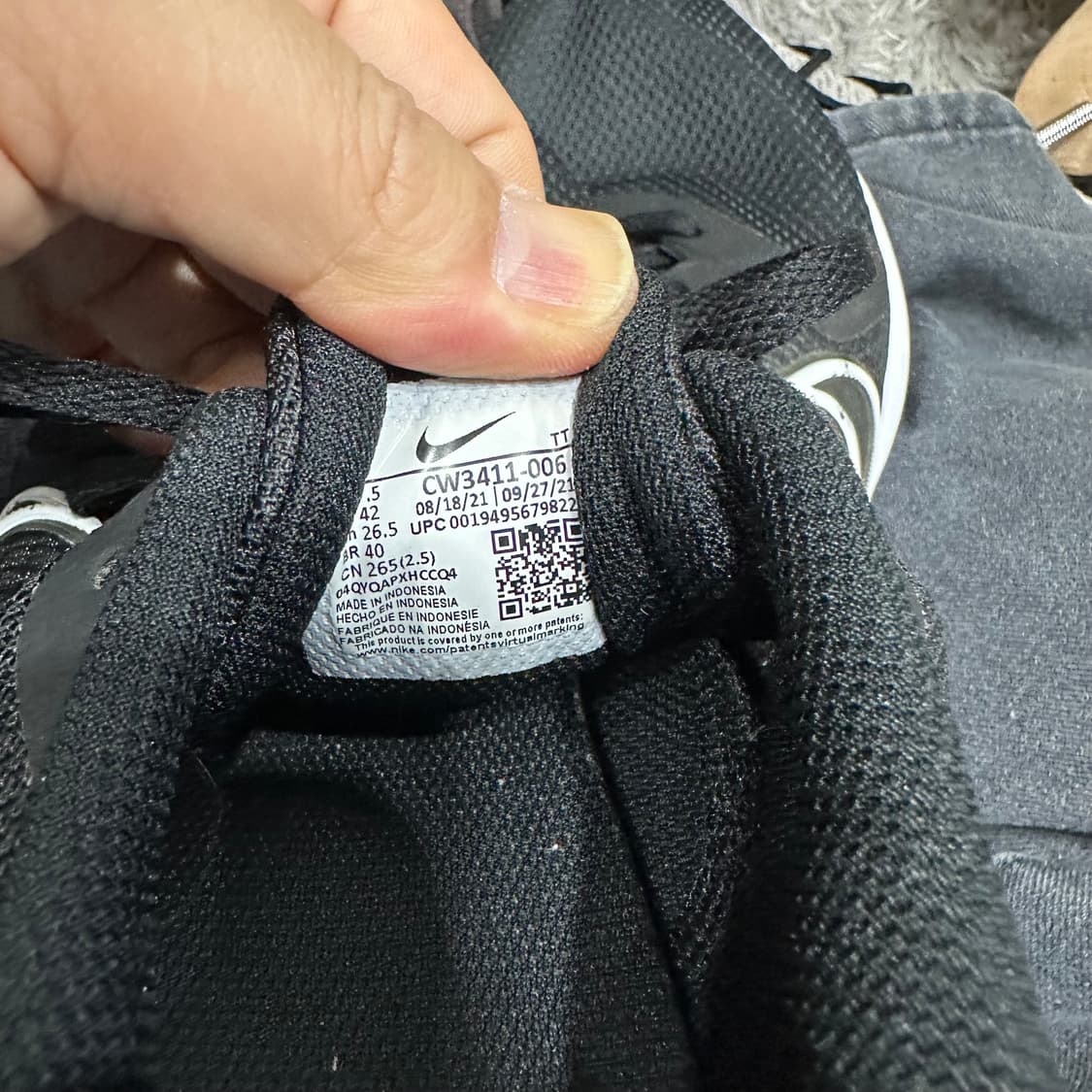 265) 나이키 운동화 남성 남자 신발 다운시프터 11 블랙 상품이미지9