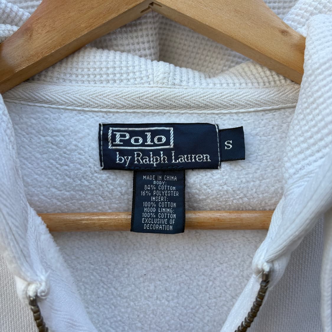 Polo 폴로 흰색 후드집업 상품이미지10