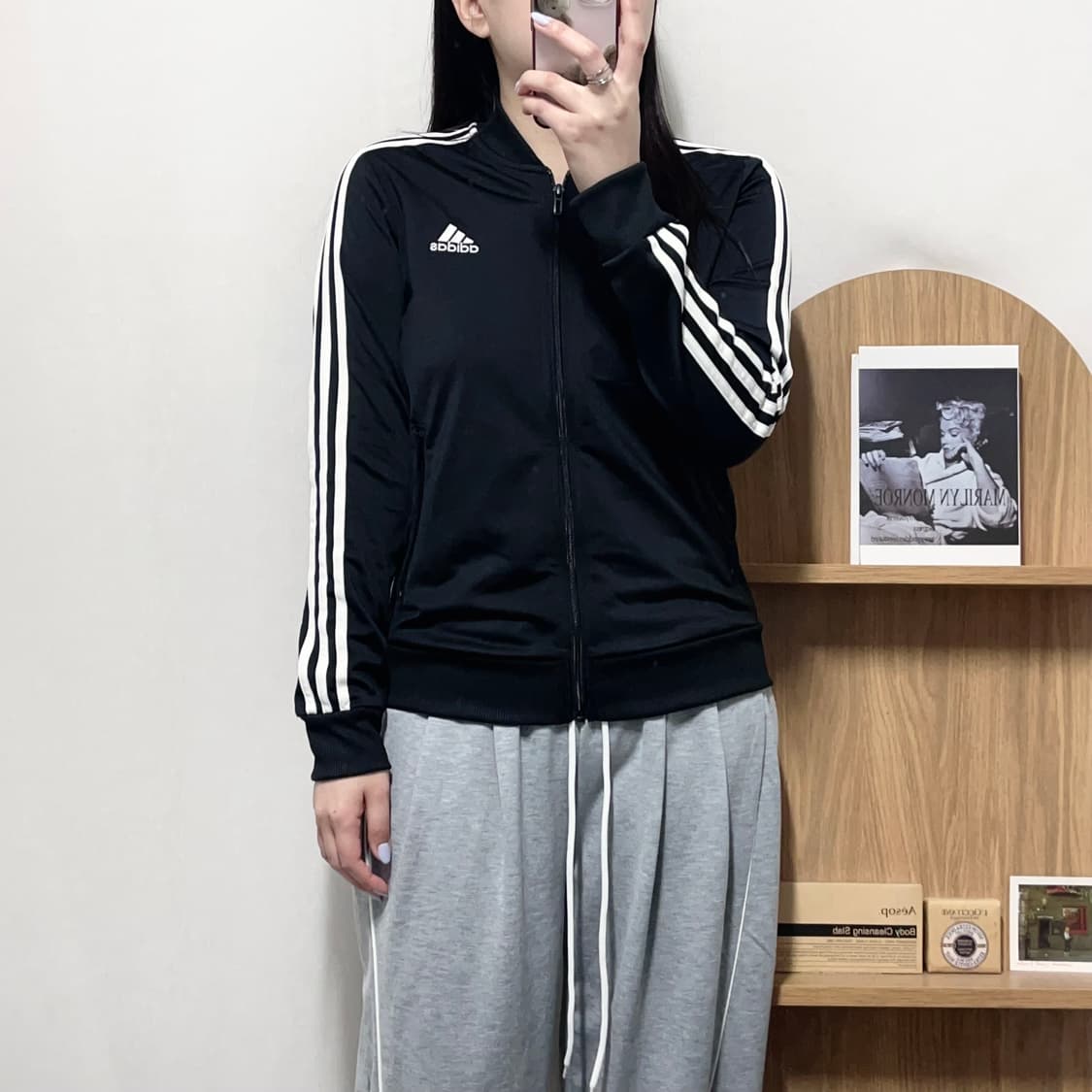 [정품] 아디다스 블랙 3S 삼선 져지 [ S ] 상품이미지2