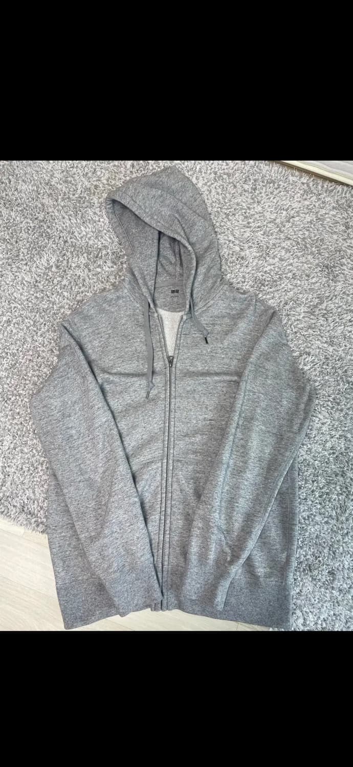 유니클로 후드집업 그레이 상품이미지1
