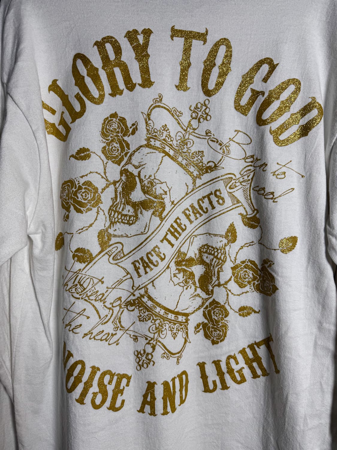 White gold lettering long sleeve 상품이미지6