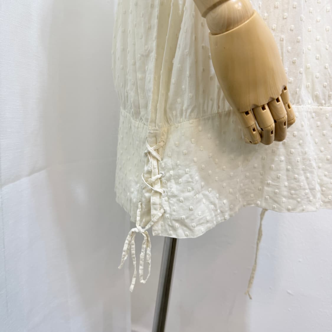 일본빈티지 도트레이어드 블라우스 도트자수 3501 상품이미지3