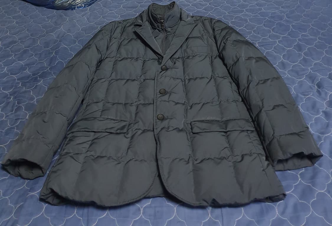 TG패션 TUXY 블루 내피형 오피스 사파리 다운 점퍼 네이비 (100) 상품이미지1