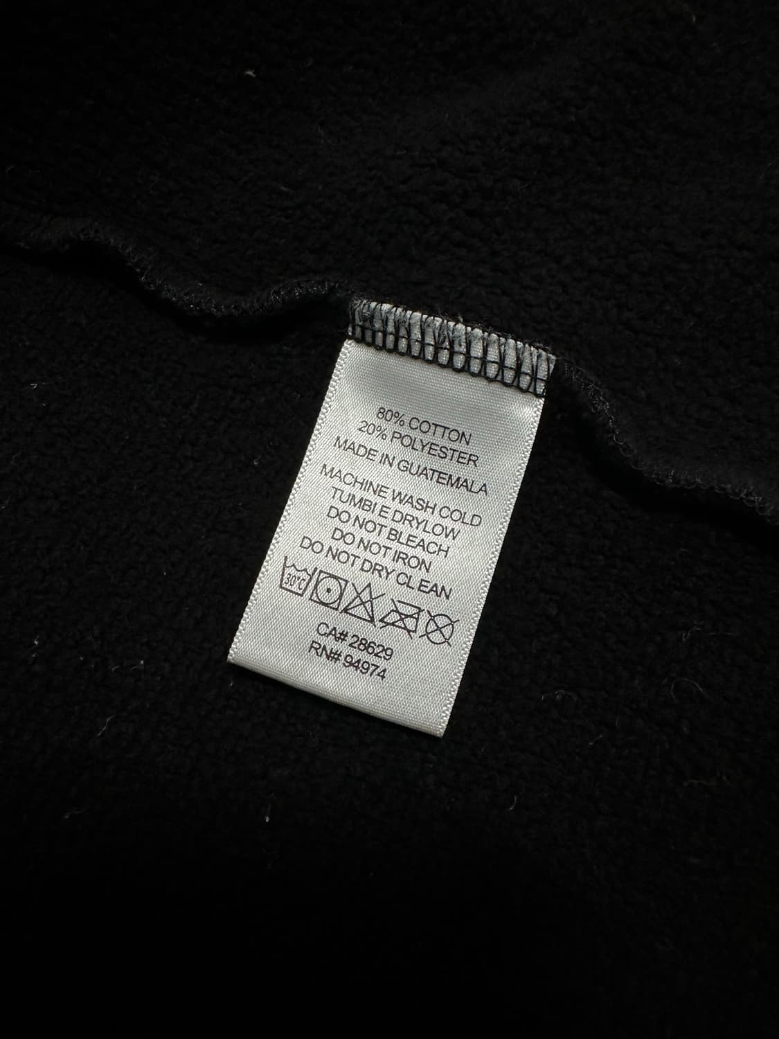 스투시 블랙 후드집업 XL 상품이미지7