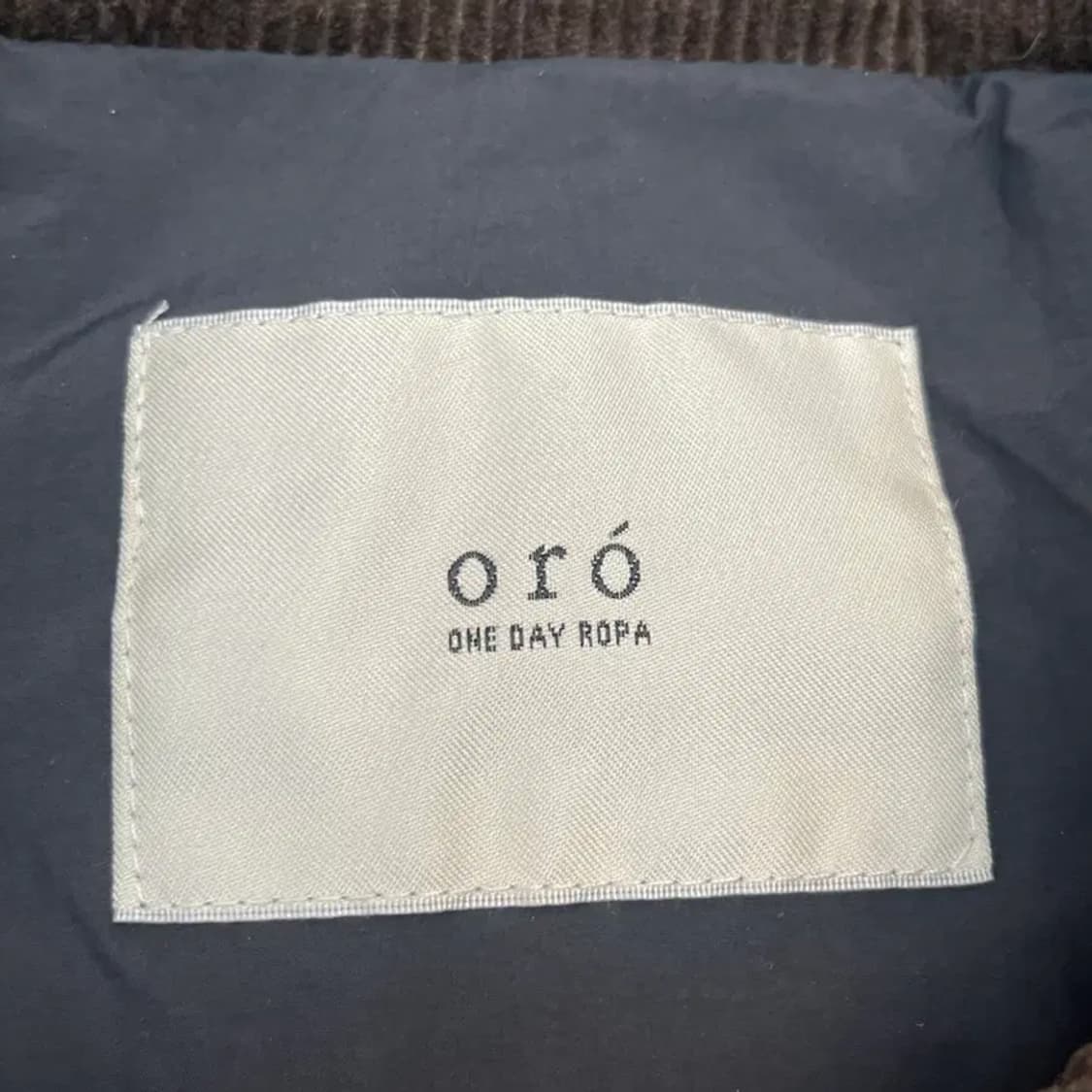 (새)오로 oro 스트링 버클 패디드 자켓 (M) 상품이미지3