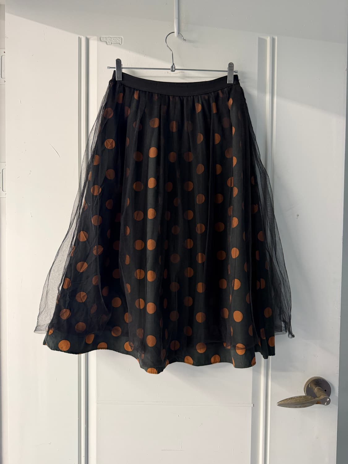 일본빈티지 빅도트 샤스커트 상품이미지6