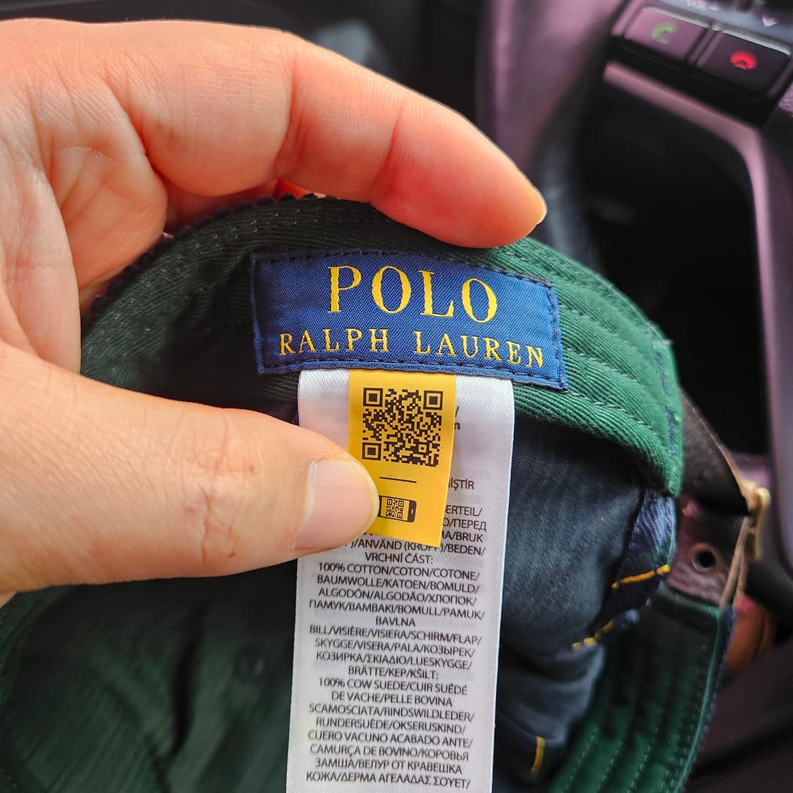 폴로 코듀로이 스웨이드볼캡 정품  상품이미지3