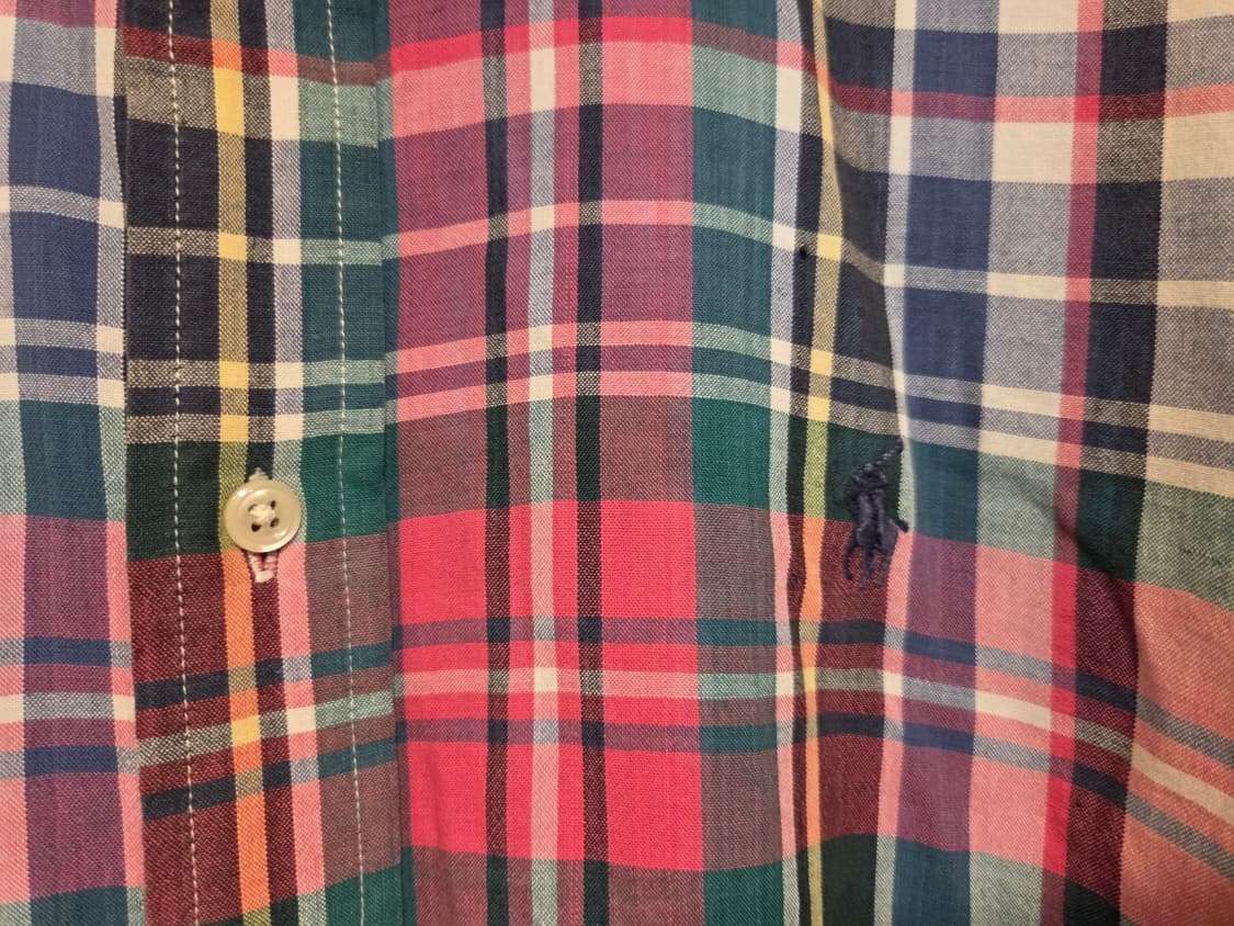 00'S 폴로랄프로렌 마드라스셔츠 상품이미지4