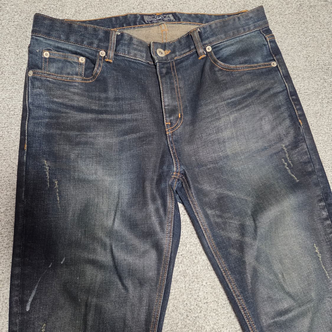 Modified 데미지드 코팅 데님 팬츠 34 상품이미지3