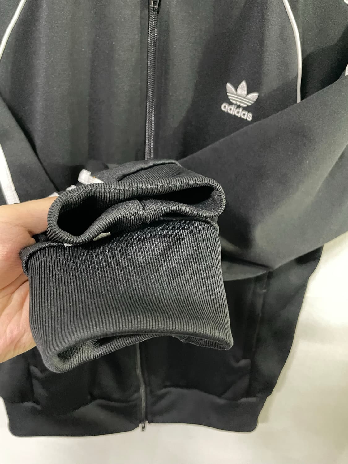 아디다스 파이어버드 트랙탑 져지 자켓 XL 투웨이지퍼 상품이미지4