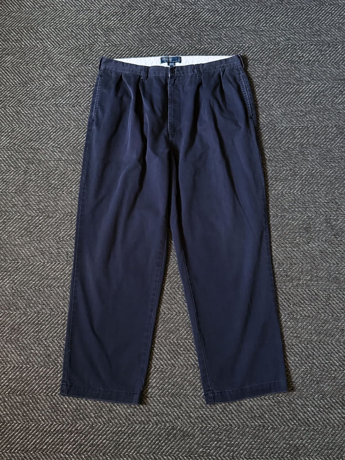 (36) 90s 폴로 랄프로렌 앤드류 더블 플리츠 치노 팬츠 상품이미지1