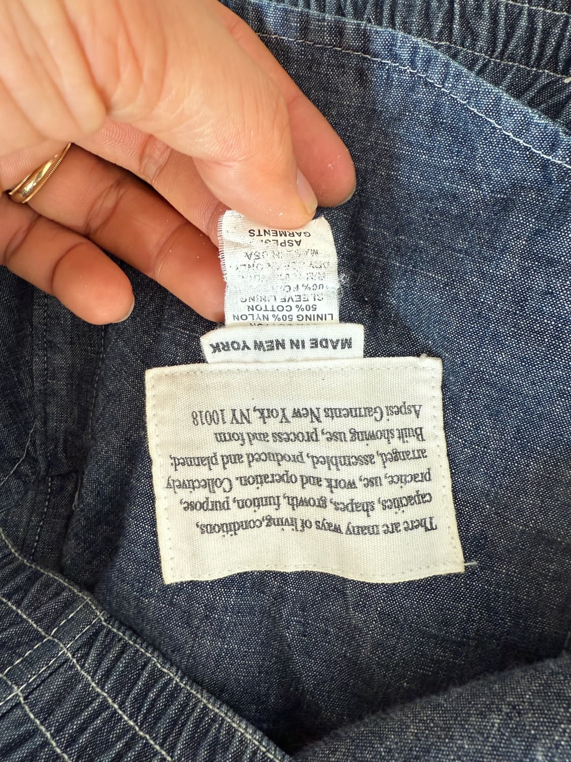 아스페시(ASPESI) 셔츠 블루종 자켓(NEW YORK) 상품이미지6