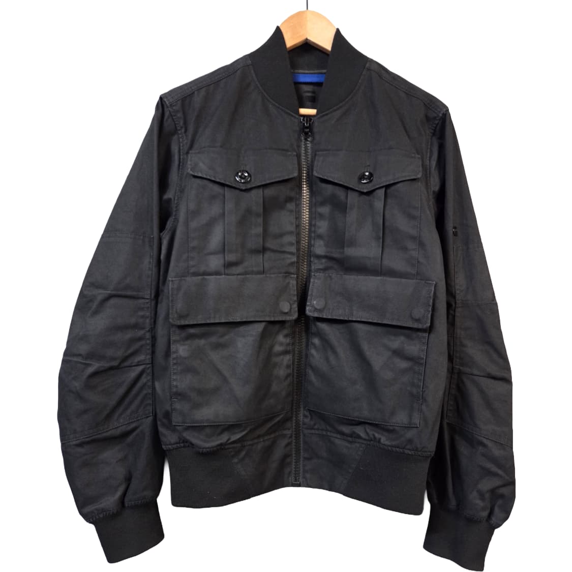 G-STAR 블랙 포켓 봄버 자켓(XS)디피용/택없음 상품이미지1