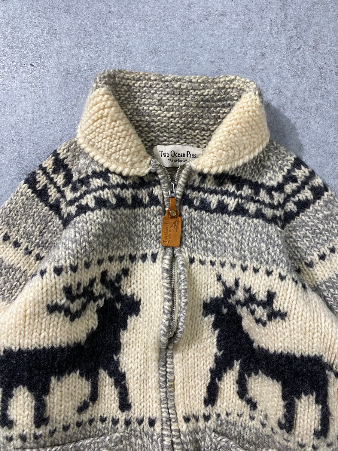 [L] Two Ocean Pass 재패니즈 빈티지 코위찬 집업  상품이미지2