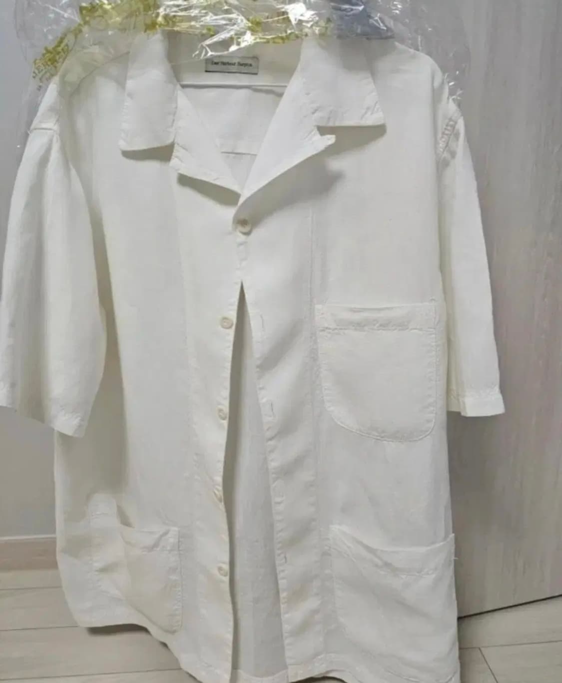 이스트하버플러스 화이트셔츠 자켓 52사이즈 상품이미지1