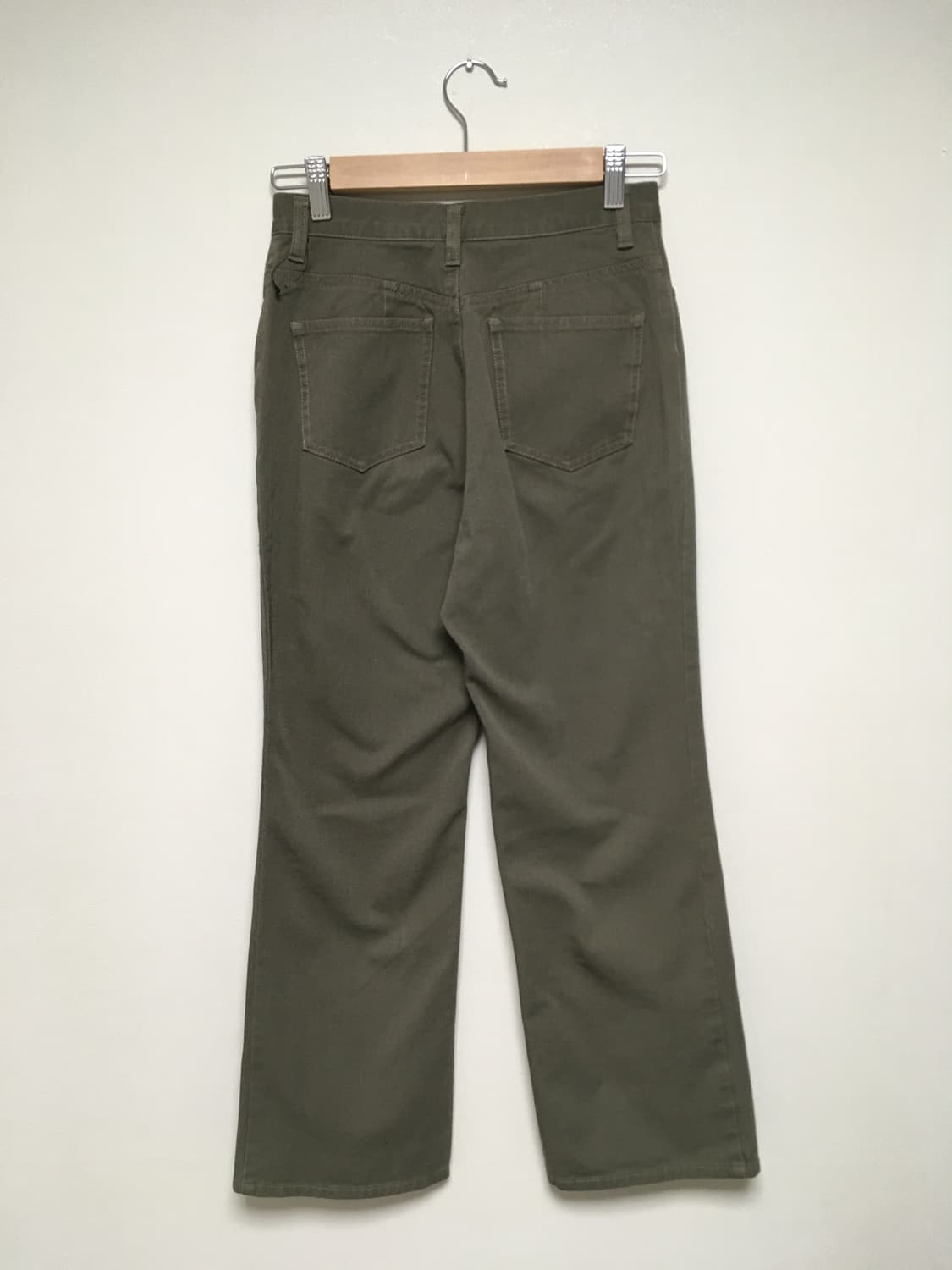 vintage stretch semi-bootcut pants khaki 상품이미지6