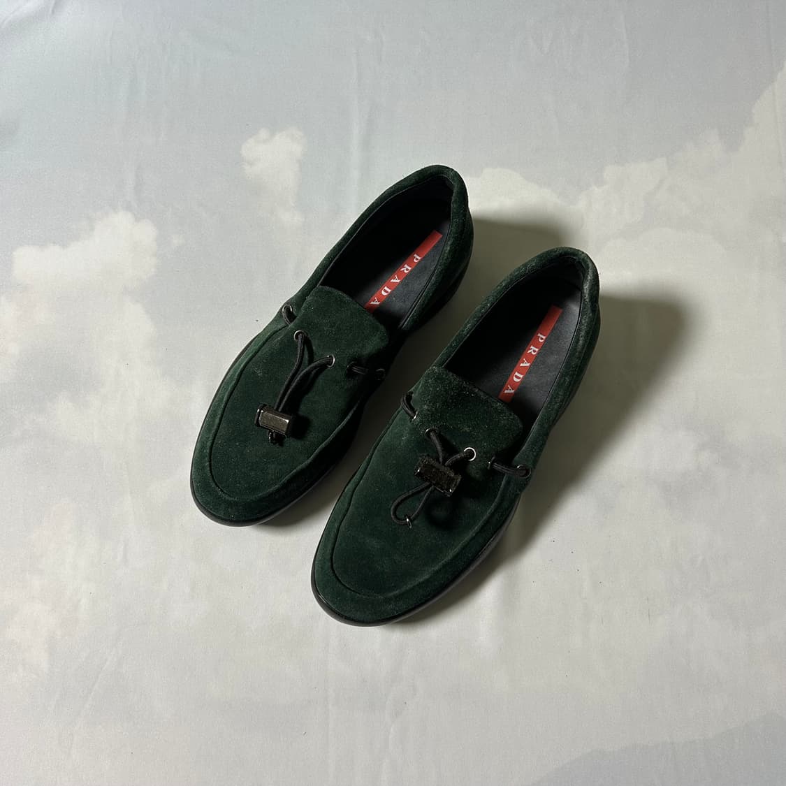 Prada sports suede slip on loafers 상품이미지1