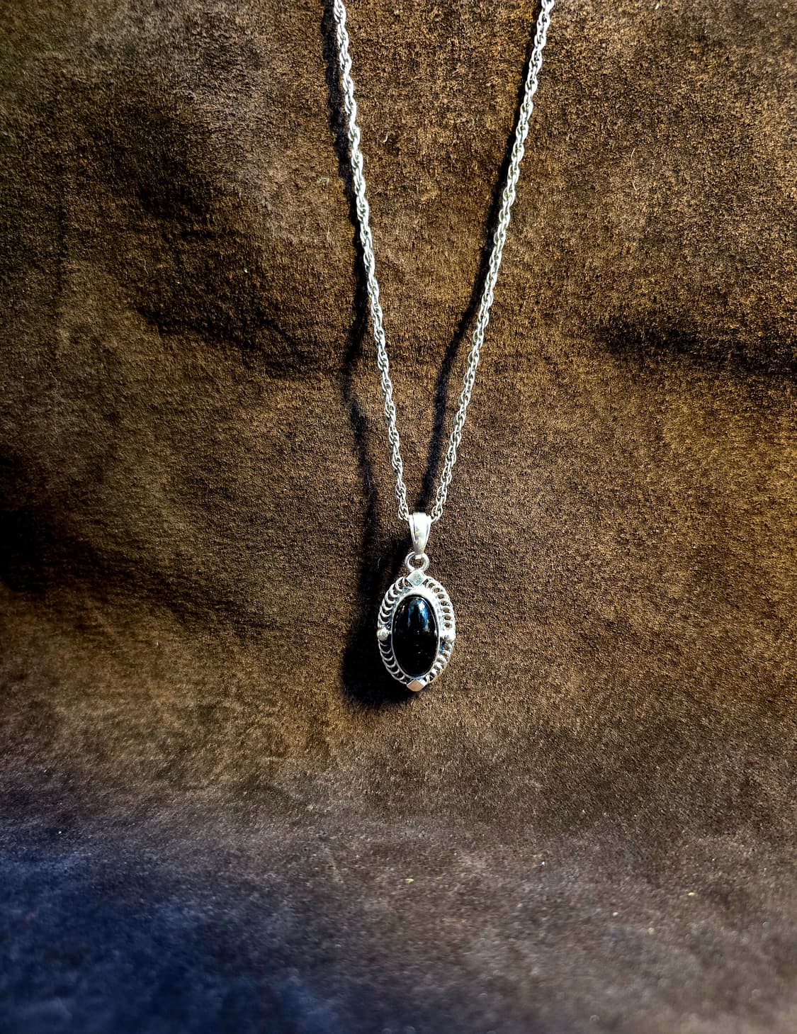 3cross Silver925 bk onxys stone nacklace 상품이미지5