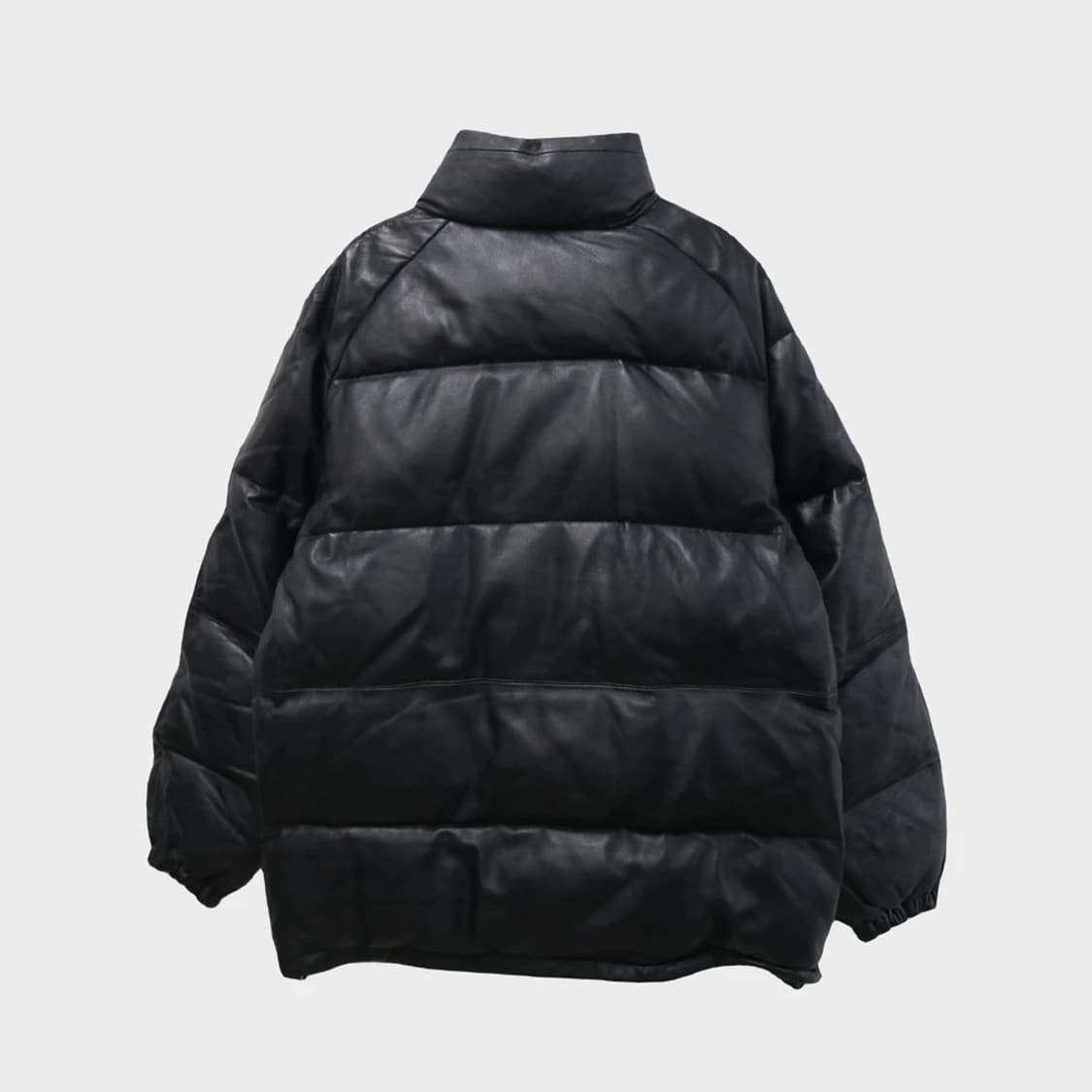 퍼스트다운  가죽 다운 패딩 61660 상품이미지2