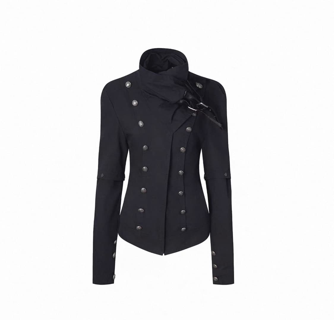 double punch 빈티지 더블 펀치 나폴레옹 자켓 블랙 상품이미지4